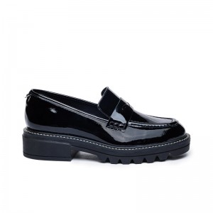 Bernardo Chandler Lug-Sole Loafers Dame Svarte | ZLH3559CK