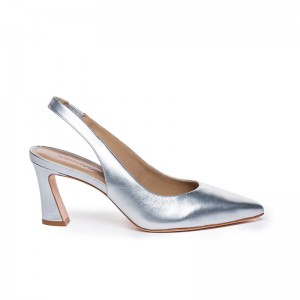 Bernardo Felicity Slingback Pumps Dame Sølv | RMN5862BI