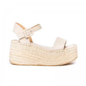 Bernardo Mallorca Espadrille Platåsandaler Dame Beige | SON5944ZQ