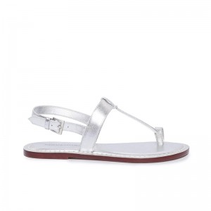 Bernardo Maverick 2 Toe Ring Flate Sandaler Dame Sølv | ORP4368IK