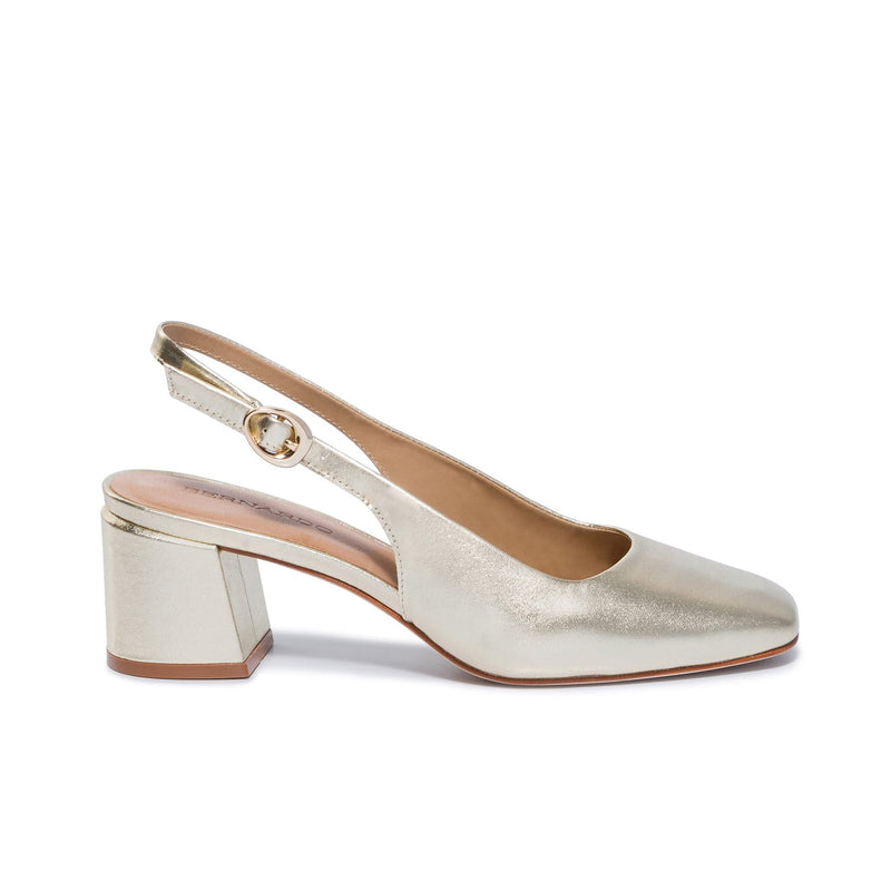 Bernardo Alexia Slingback Pumps Dame Gull | YPV5548ZH