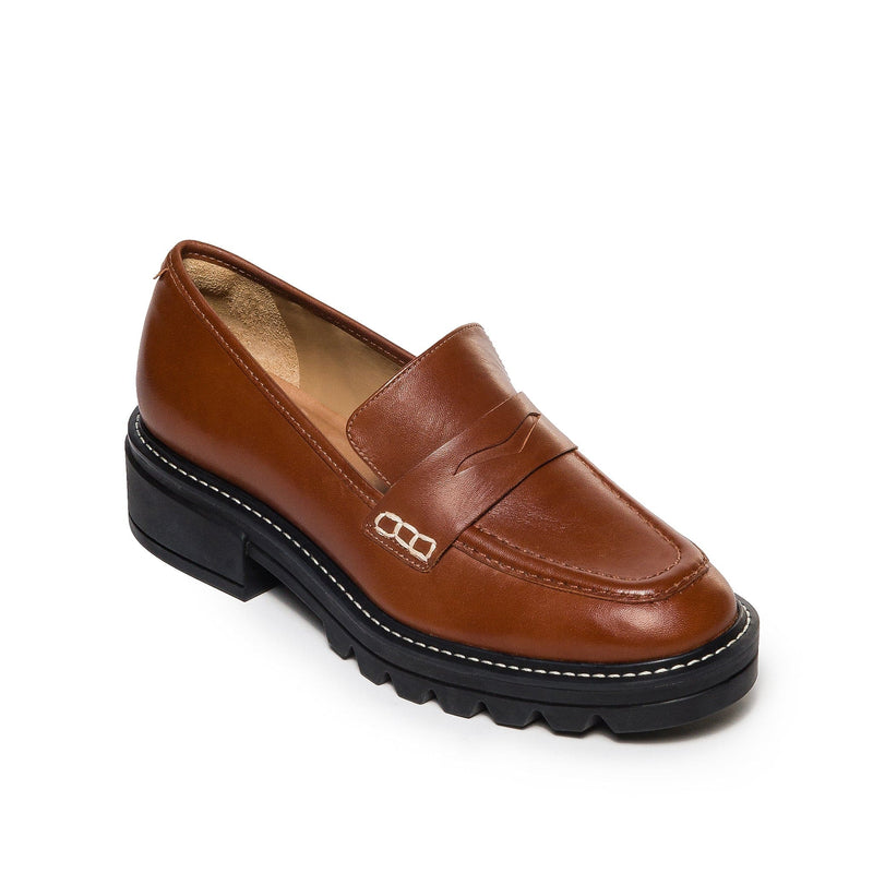 Bernardo Chandler Lug-Sole Loafers Dame Mørke Brune | MXB8063WW