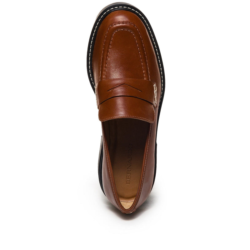 Bernardo Chandler Lug-Sole Loafers Dame Mørke Brune | MXB8063WW