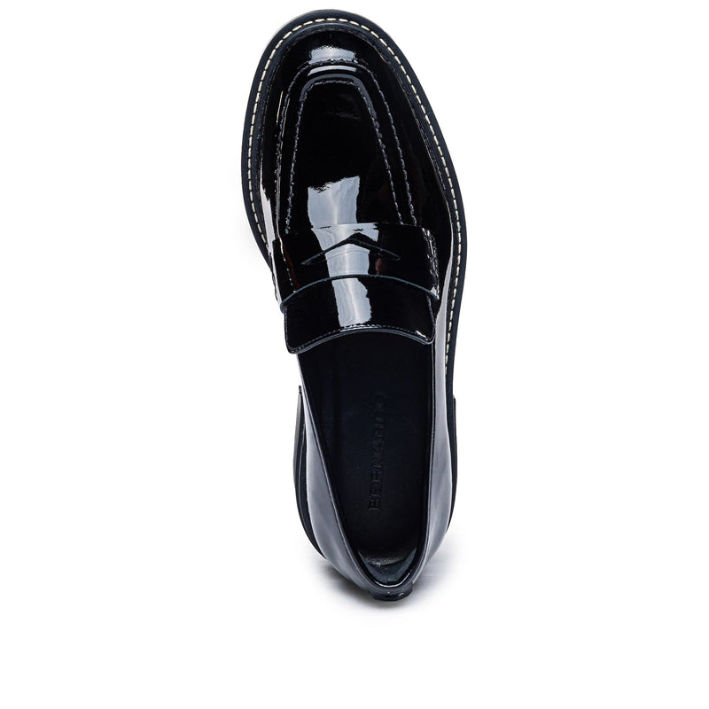 Bernardo Chandler Lug-Sole Loafers Dame Svarte | ZLH3559CK