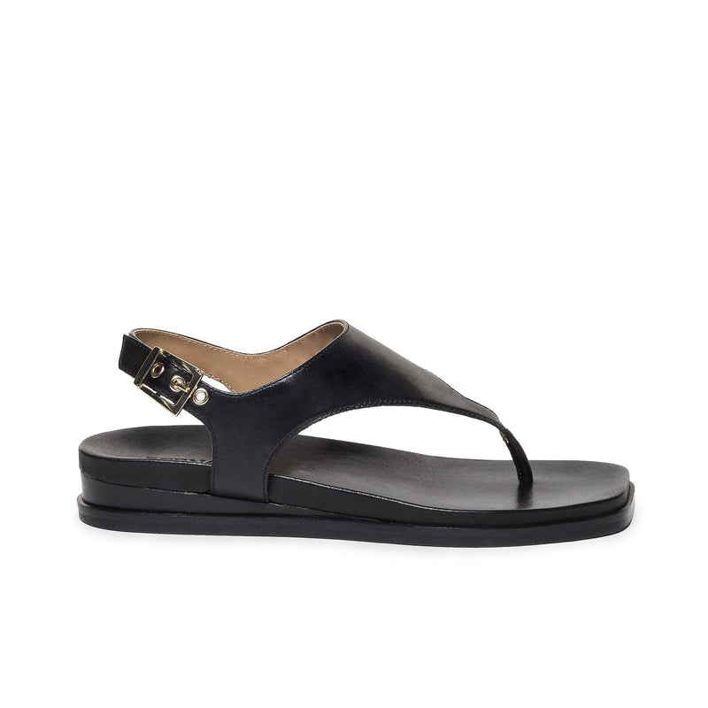 Bernardo Concord Thong Flate Sandaler Dame Svarte | TEA4639WX