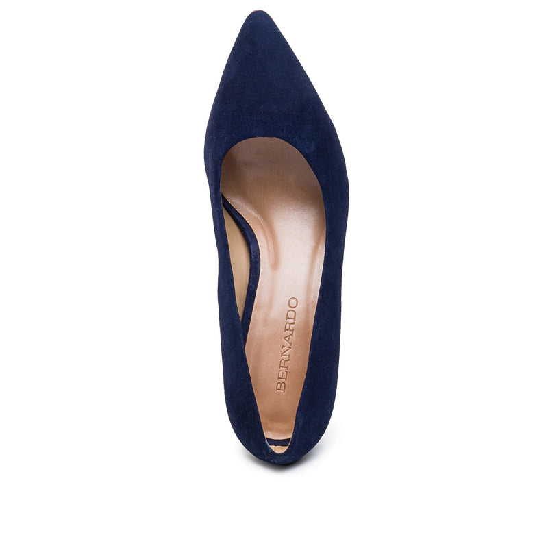 Bernardo Faryn Pointed-Toe Pumps Dame Mørke Marineblå | USB91100VY