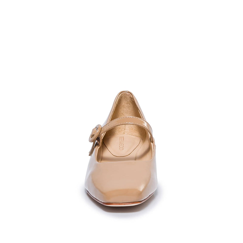 Bernardo Gabriela Mary Jane Ballerinasko Dame Beige | BMP8211CR