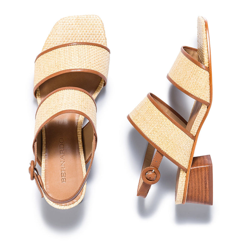 Bernardo Jasper Slingback Sandaler med Hæl Dame Lyse Brune | NFG1346DP