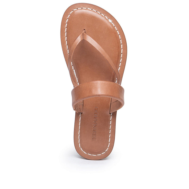 Bernardo Leia Thong Flate Sandaler Dame Brune | VRV4955VL