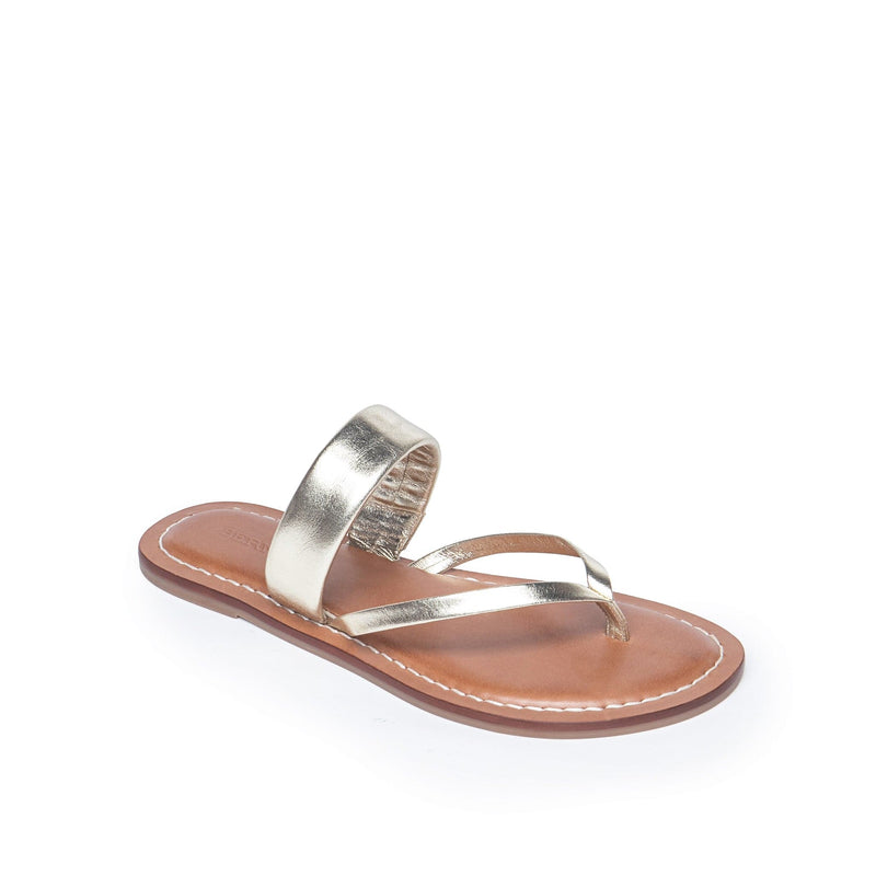 Bernardo Leia Thong Flate Sandaler Dame Gull | SIM4796YU