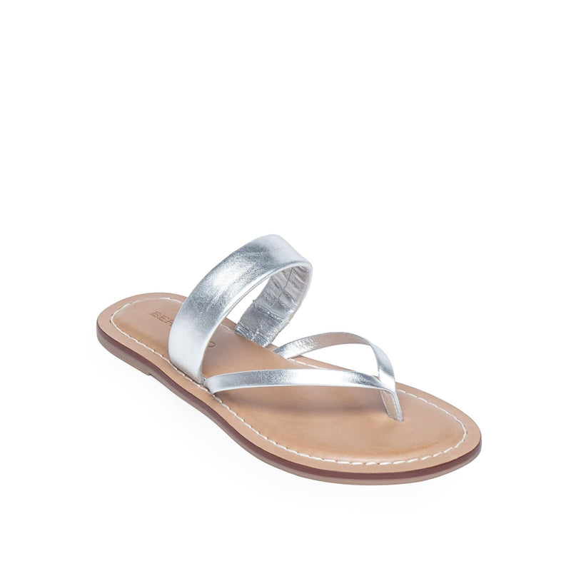 Bernardo Leia Thong Flate Sandaler Dame Sølv | CZS8133HG