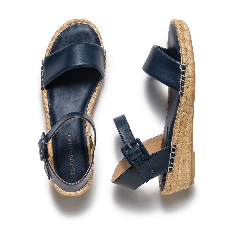 Bernardo Madrid Espadrille Kile Sandaler Dame Marineblå | VJQ3652WF