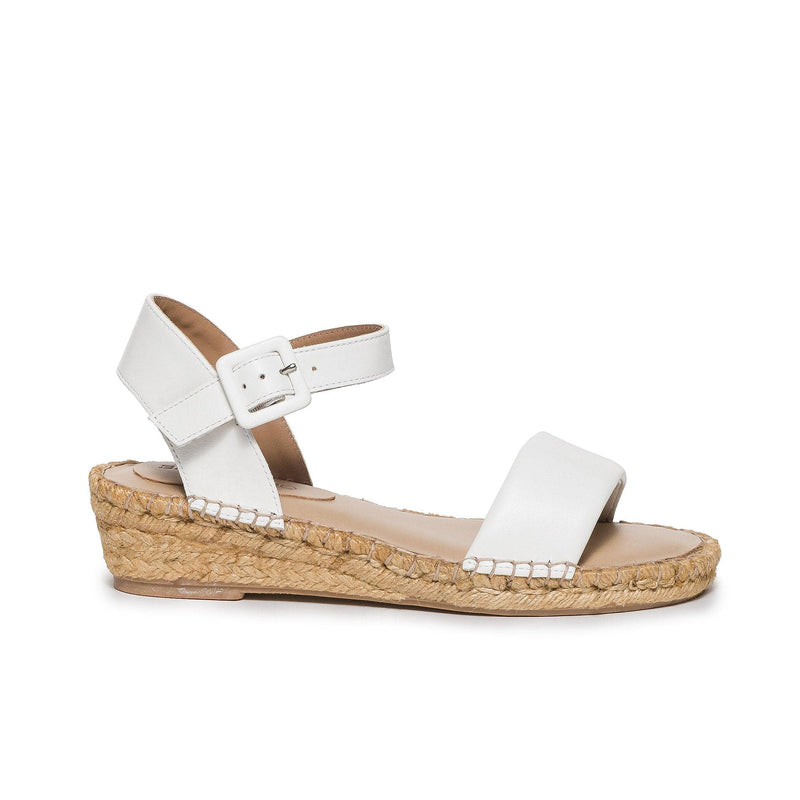 Bernardo Madrid Espadrille Kile Sandaler Dame Hvite | QUY8091ZO