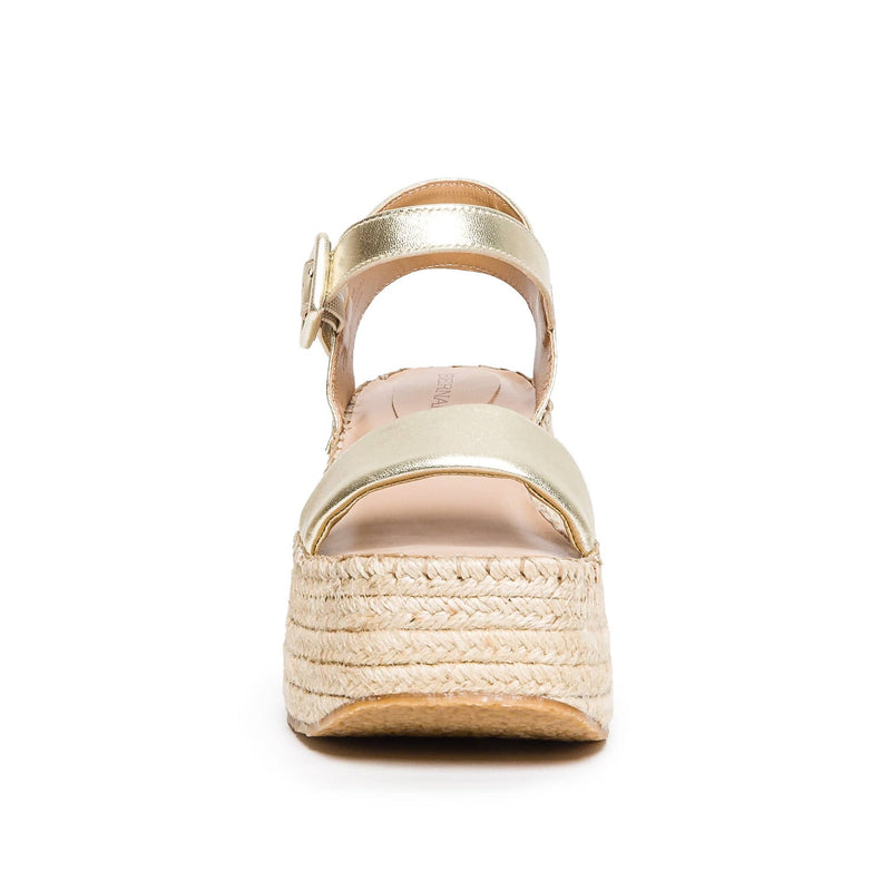 Bernardo Mallorca Espadrille Platåsandaler Dame Gull | CMU536SG