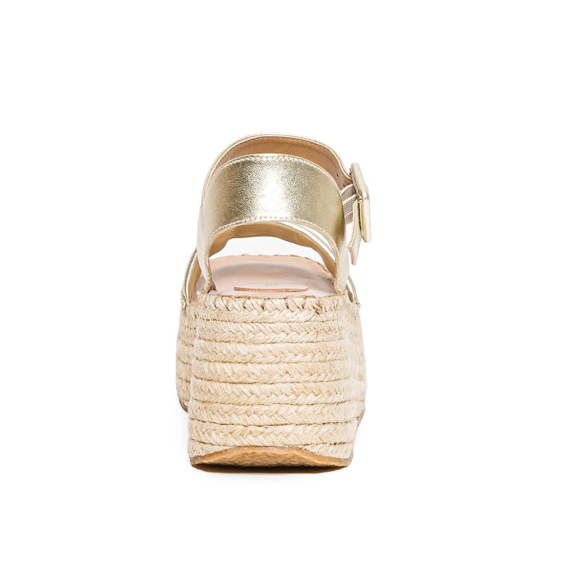 Bernardo Mallorca Espadrille Platåsandaler Dame Gull | CMU536SG