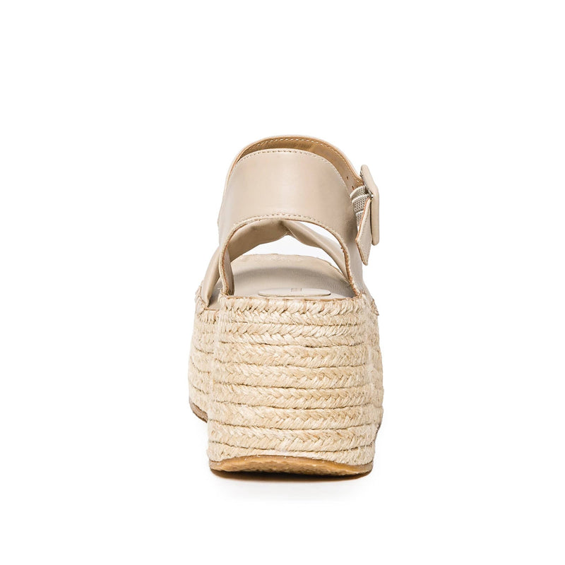 Bernardo Mallorca Espadrille Platåsandaler Dame Beige | SON5944ZQ