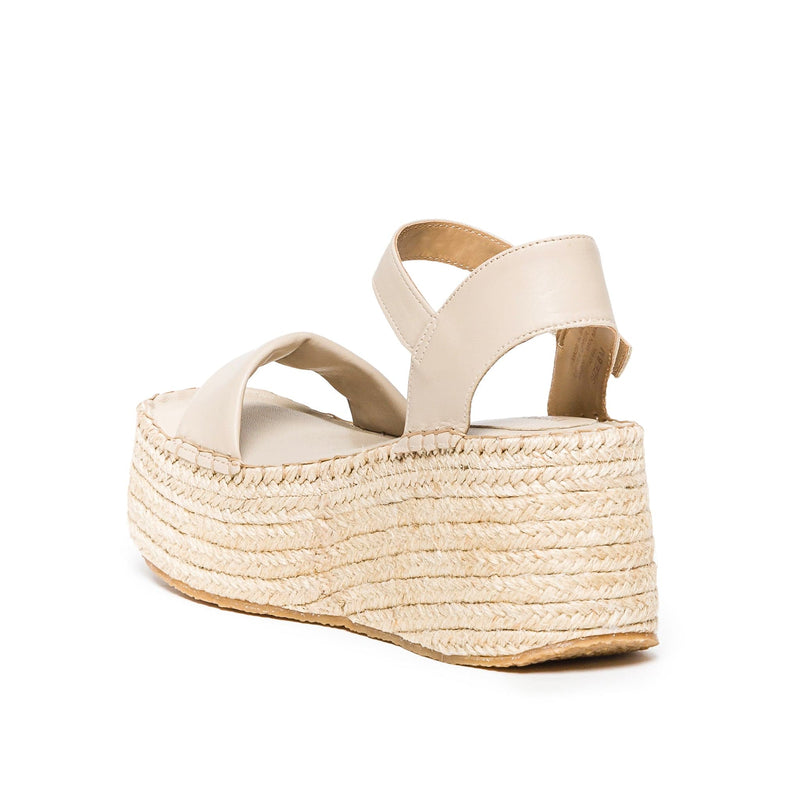 Bernardo Mallorca Espadrille Platåsandaler Dame Beige | SON5944ZQ