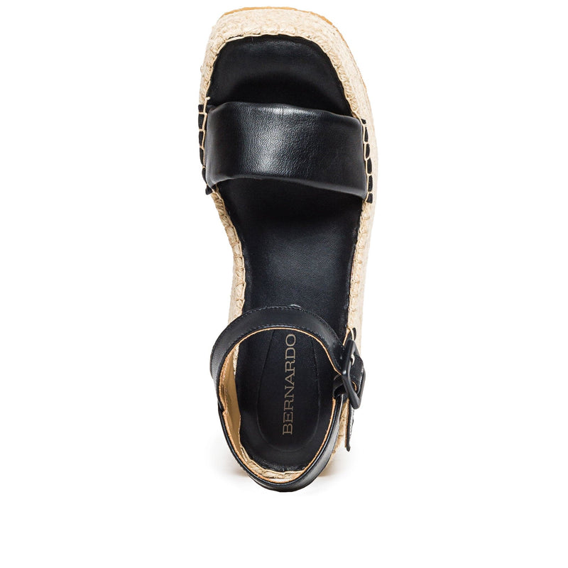 Bernardo Mallorca Espadrille Platåsandaler Dame Svarte | DCU10015YF