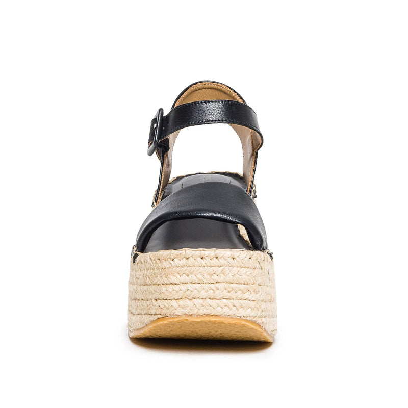 Bernardo Mallorca Espadrille Platåsandaler Dame Svarte | DCU10015YF