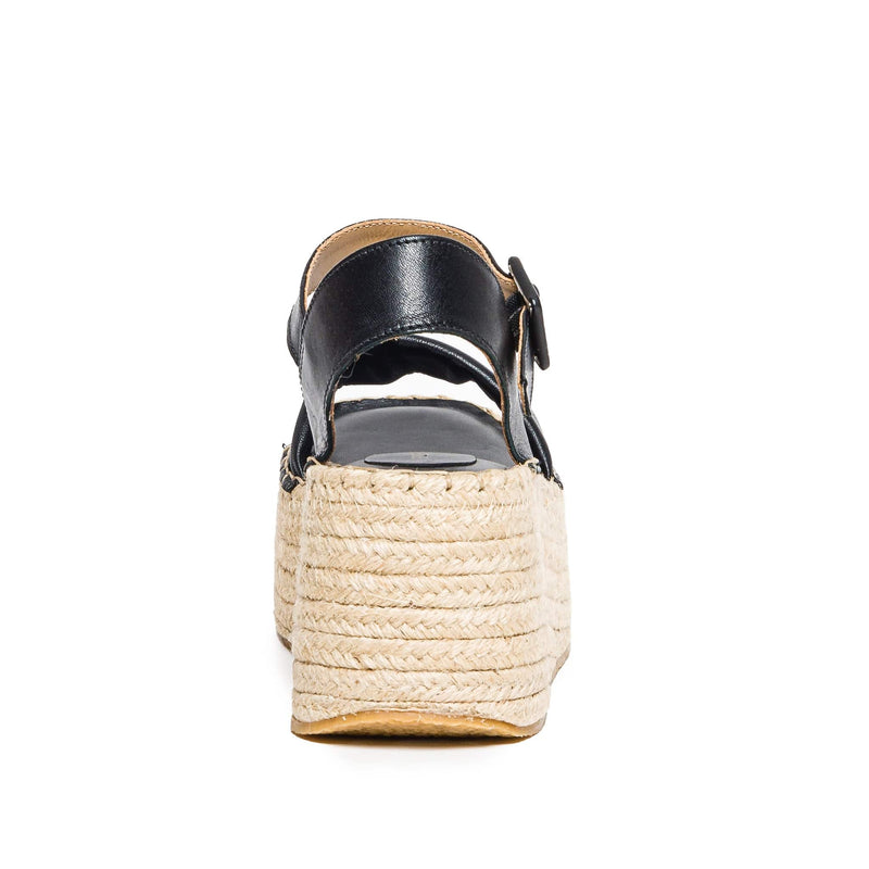 Bernardo Mallorca Espadrille Platåsandaler Dame Svarte | DCU10015YF