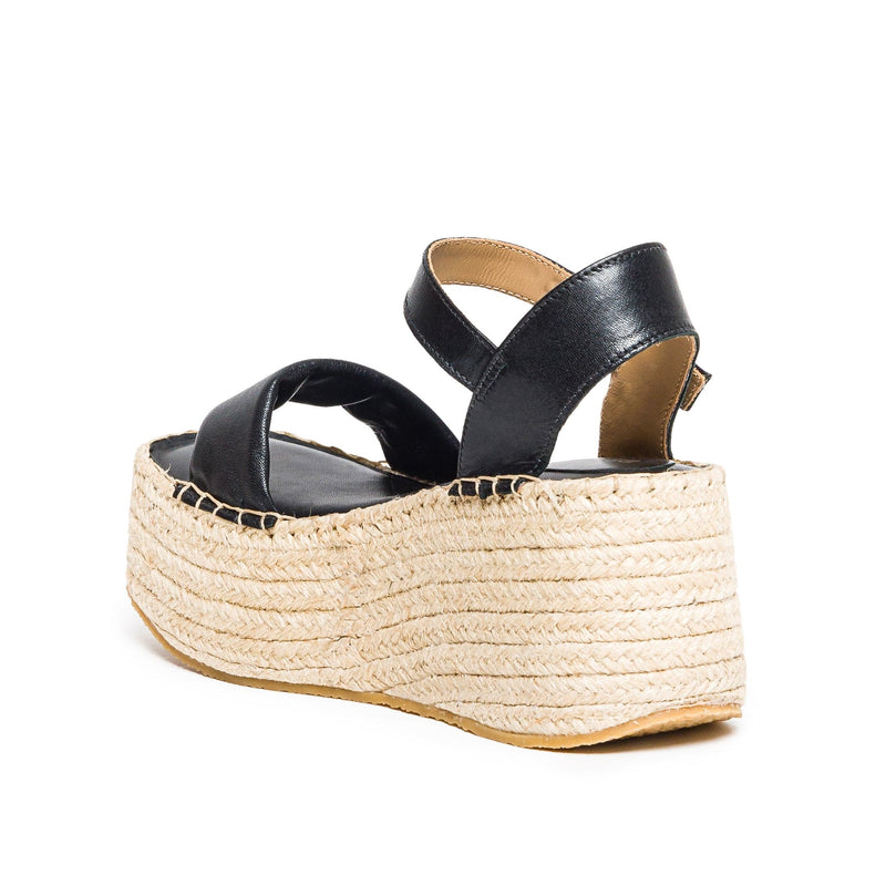 Bernardo Mallorca Espadrille Platåsandaler Dame Svarte | DCU10015YF