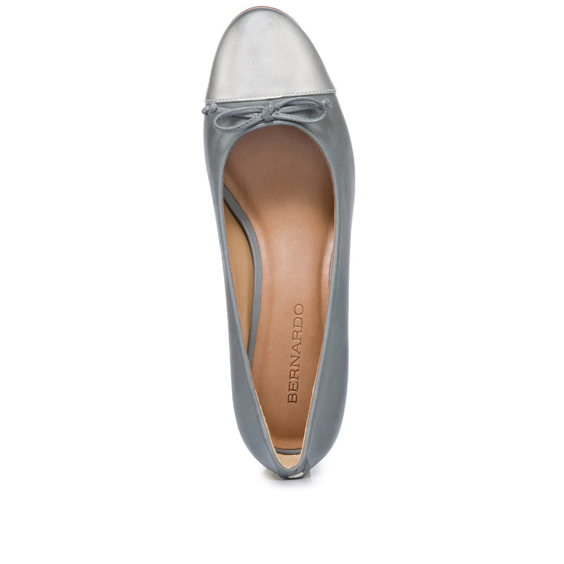 Bernardo Marisol Ballerina Pumps Dame Grå Sølv | BQY1355QF