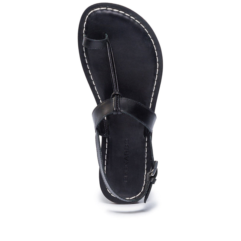 Bernardo Maverick 2 Toe Ring Flate Sandaler Dame Svarte | JKQ9637EU