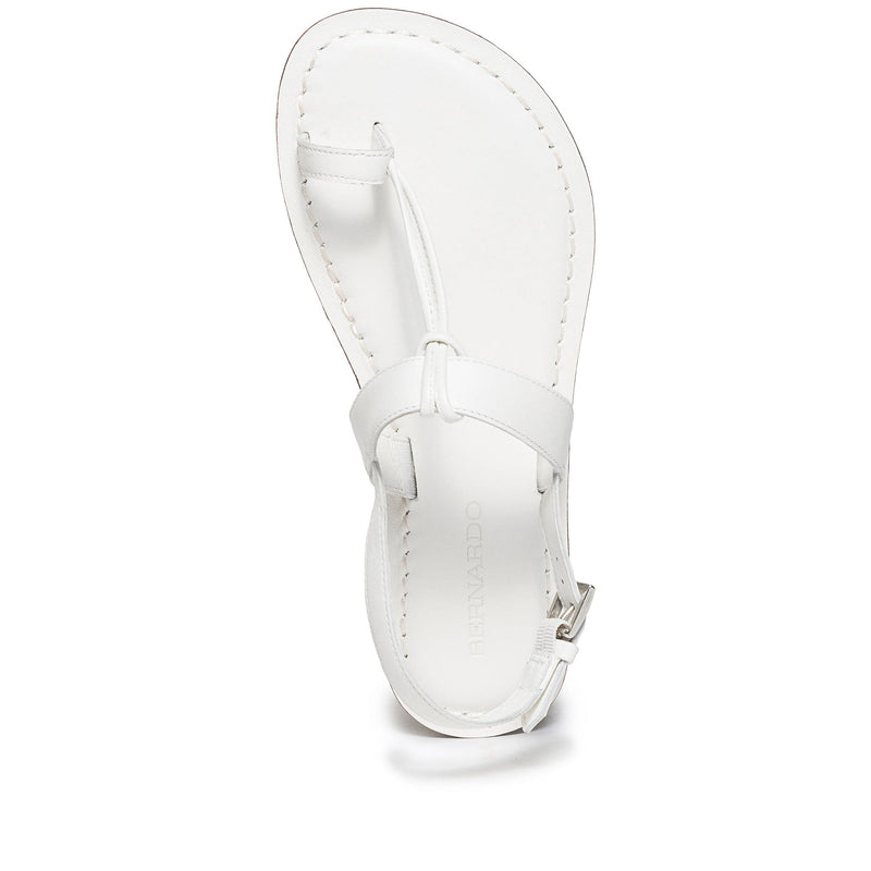 Bernardo Maverick 2 Toe Ring Flate Sandaler Dame Hvite | TGG3020QX