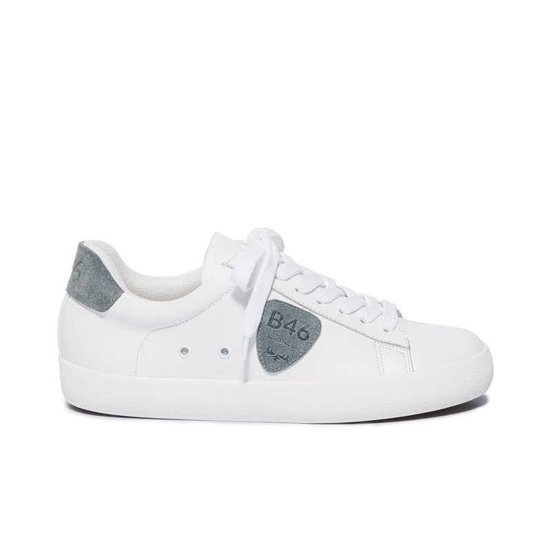 Bernardo Tatum Sneakers Dame Hvite Blå | YXW5279UM