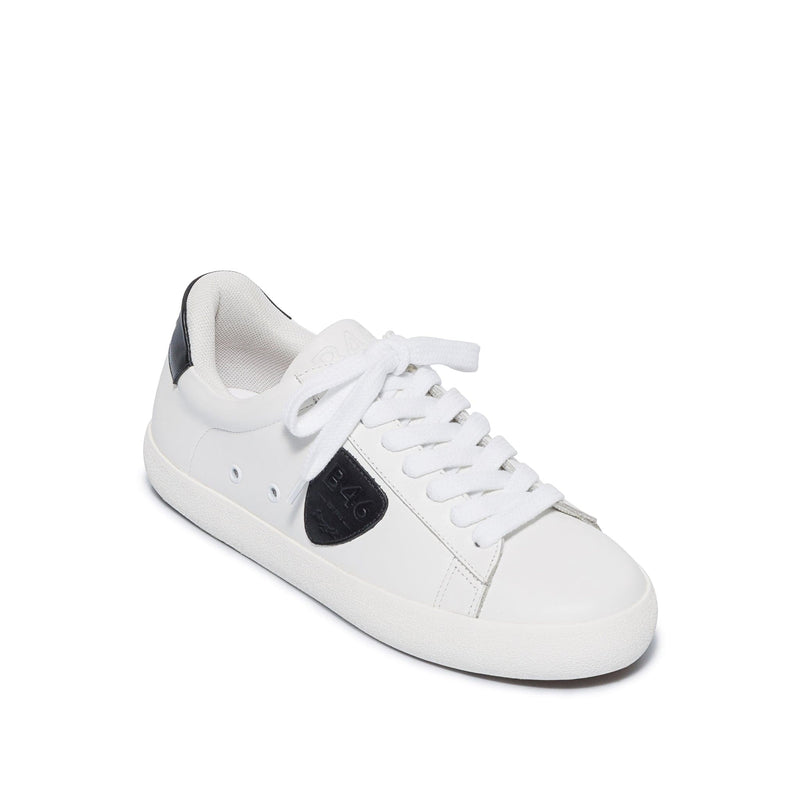 Bernardo Tatum Sneakers Dame Hvite Svarte | EJM376OC