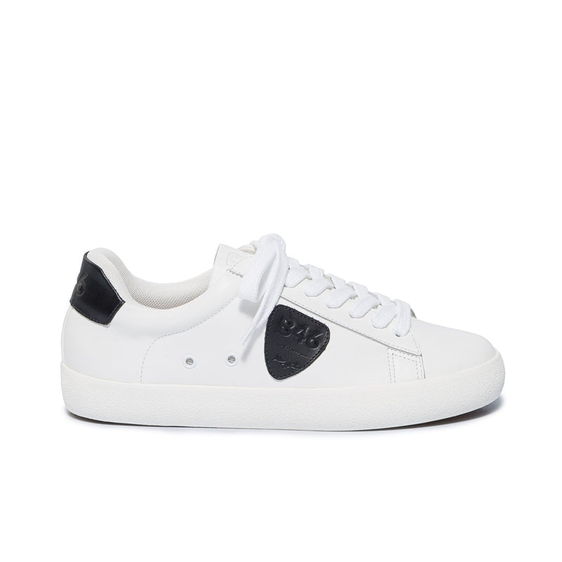 Bernardo Tatum Sneakers Dame Hvite Svarte | EJM376OC