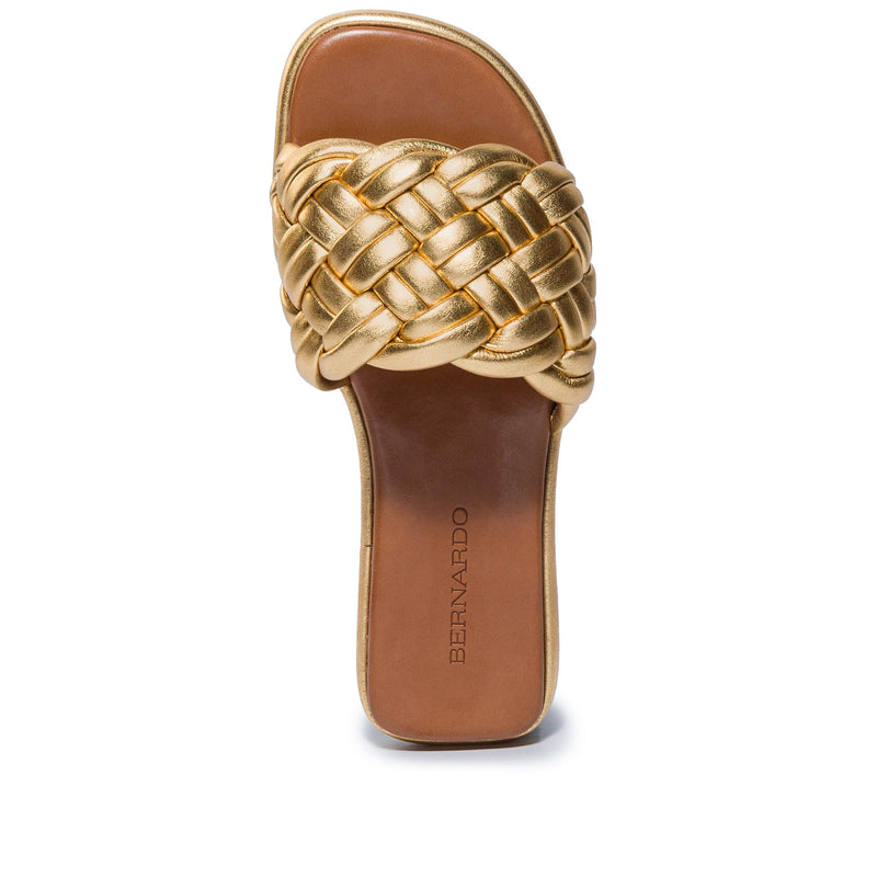 Bernardo Troy Woven Slidesandaler Dame Gull | TIC9923AJ