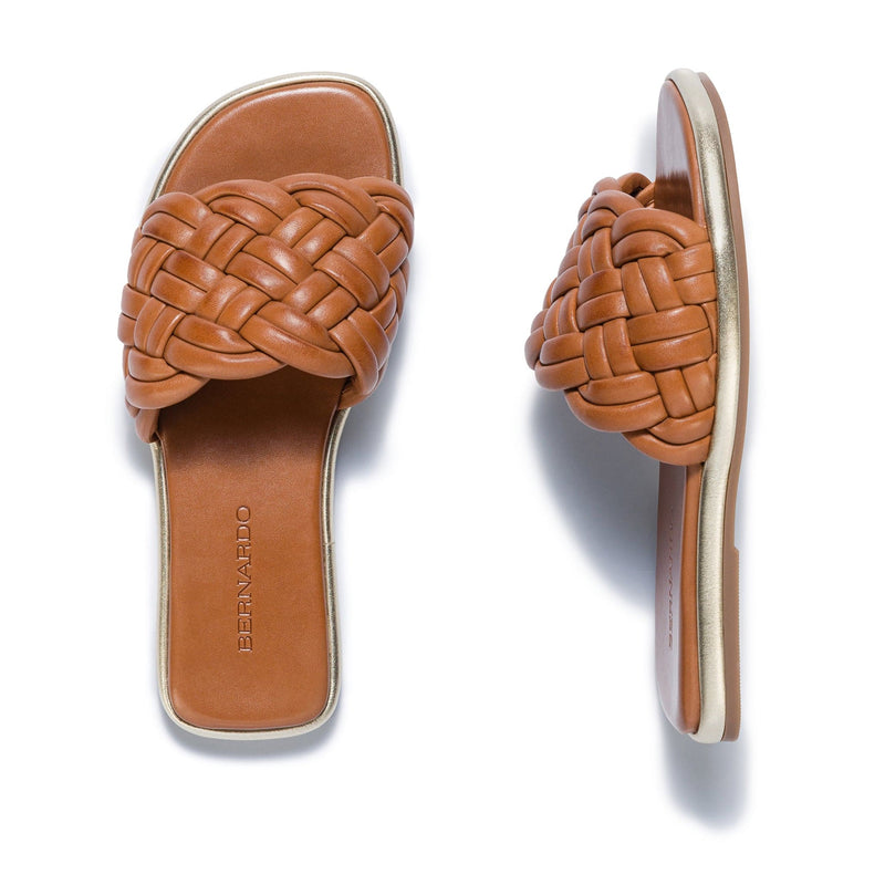 Bernardo Troy Woven Slidesandaler Dame Mørke Brune | PCV8368CK