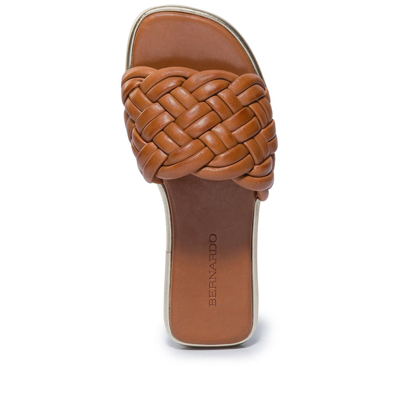 Bernardo Troy Woven Slidesandaler Dame Mørke Brune | PCV8368CK