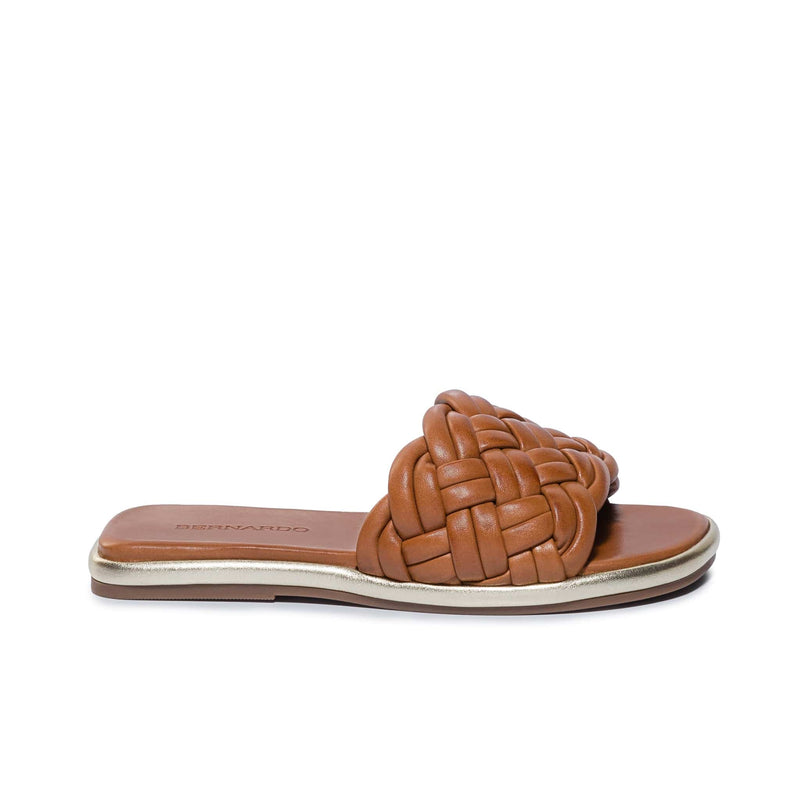 Bernardo Troy Woven Slidesandaler Dame Mørke Brune | PCV8368CK