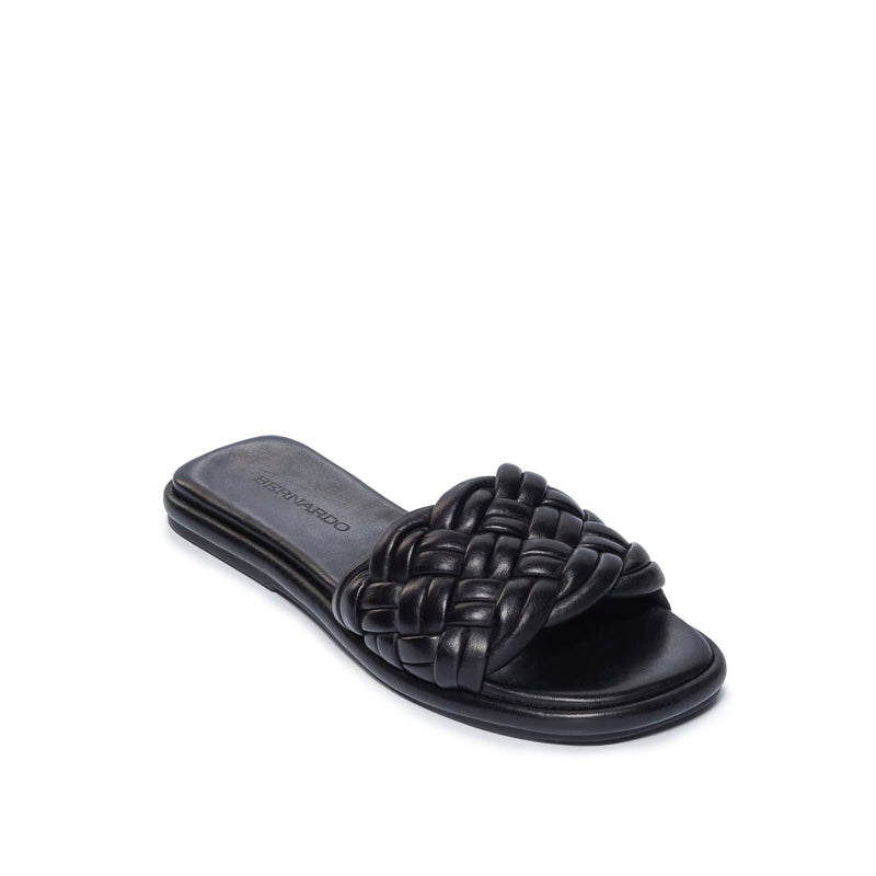 Bernardo Troy Woven Slidesandaler Dame Svarte | ZBP1135IV