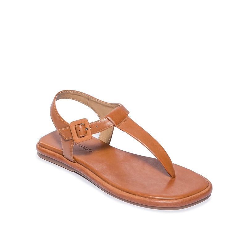 Bernardo Tucson T-Strap Flate Sandaler Dame Mørke Brune | DNO9738FF